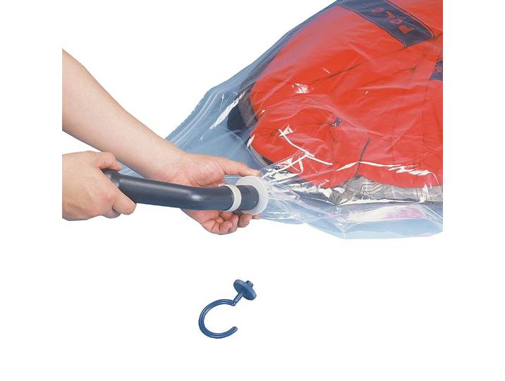 Set housse de vêtement sous vide 105 x 70cm Argenté