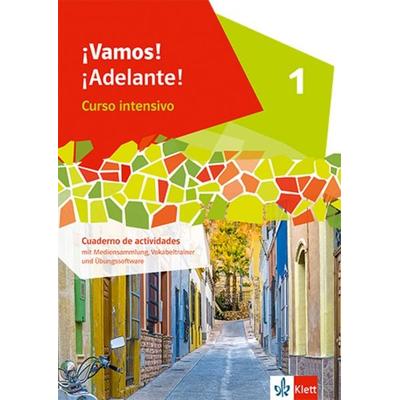 ¡Vamos! ¡Adelante! Curso intensivo 1. Cuaderno de actividades mit Audios, Videos und Lernsoftware 1. Lernjahr, Set von , Klett Schulbuchverlag,