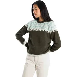 Fuza Wool of Denmark Damen Helga Wollpullover - XXL - olive