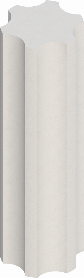 Schedel Contour de colonne multistar SH31056 Ø 30cm, longueur 100cm