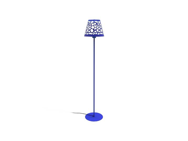 Aluminor Designer Stehlampe Nihoa, blau, für Wohn- / Esszimmer, Metall, Modern, Stehlampe