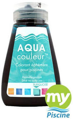 Aquacouleur Turquoise - Colorant pour piscine sans danger