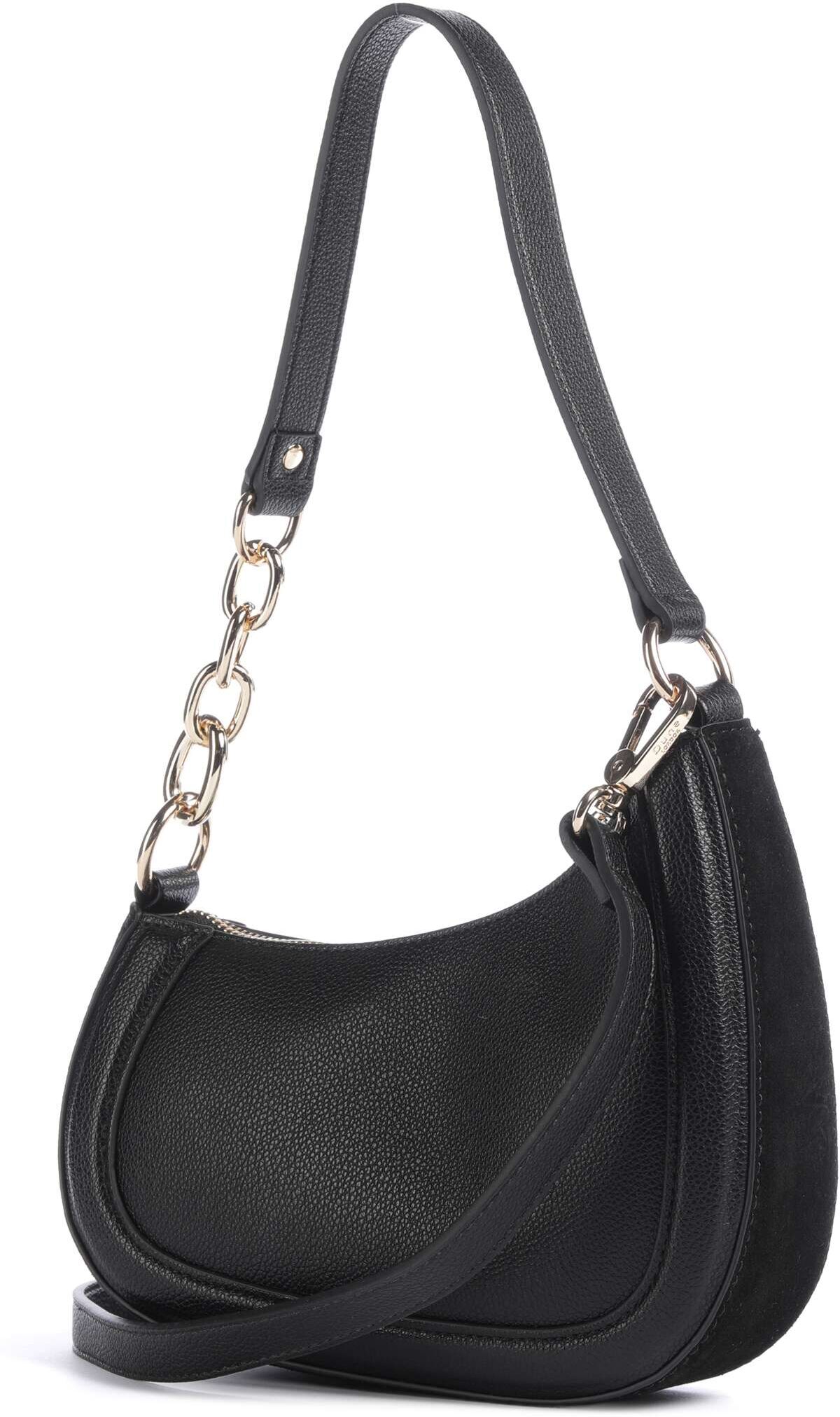 Dune London Direction Schultertasche aus Leder, schwarz