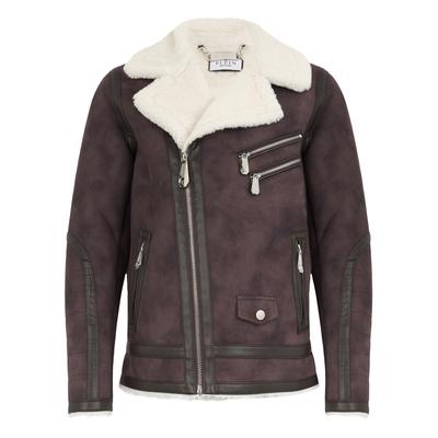 Blouson PHILIPP PLEIN "Jacke", Herren, Gr. XXL, braun (04, braun), Obermaterial: 100% Polyester, Jacken Blouson