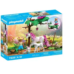 PLAYMOBIL 71839 - Magic Unicorns - Zauberhafter Einhorn-Stall für Mama und Fohlen