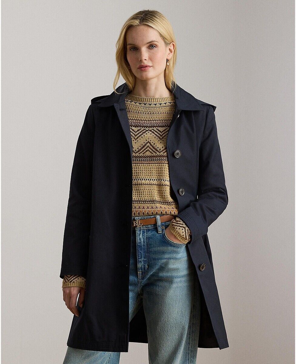 LAUREN RALPH LAUREN Trench long  fermeture boutonnée, mi-saison