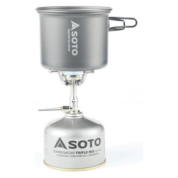 Soto Amicus ohne Zünder + Kochset-Kombination (SOTO OD-1NV COMBO)