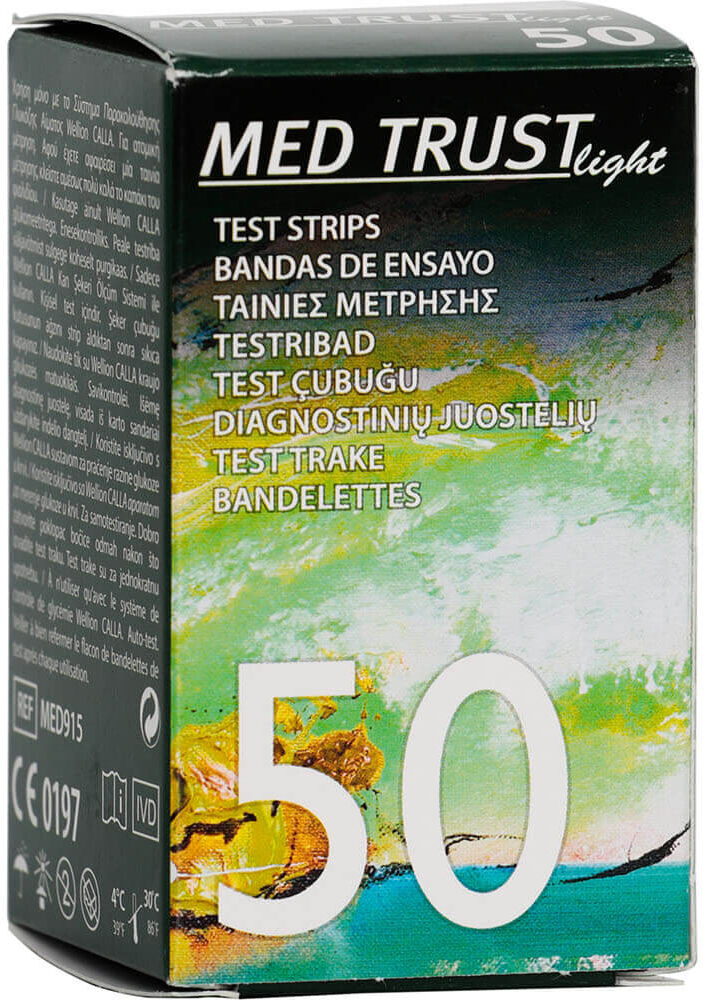 Wellion Light Teststrips (50 stuks)