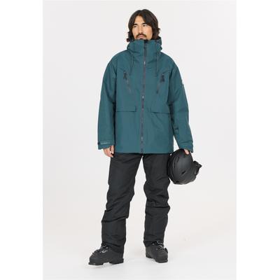 Skijacke WHISTLER "Palmdale", Herren, Gr. XL, grün (dunkelblau), 100% Polyester, unifarben, ohne Ausschnitt, Jacken Skijacke, Mit warmem Futter und wasserfesten Eigenschaften