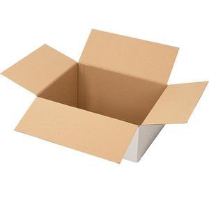 Smartboxpro Faltkartons 1-wellig, 25 Stück, weiß, Innenmaße: 395 x 295 x 140mm