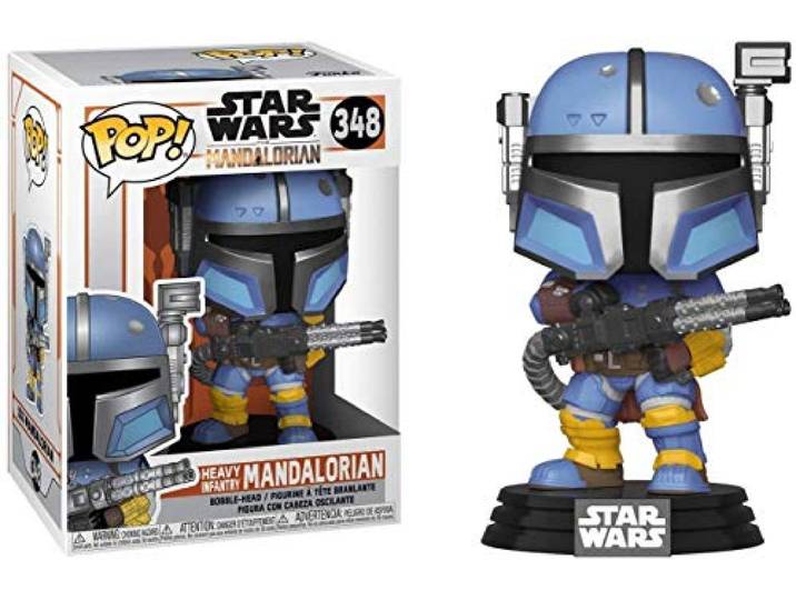 Funko 45540 POP Star Wars Heavy Infantry Mandalorian verzamelspeelgoed, veelkleurig