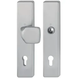 Hoppe, Türgriff + Türgarnitur, Schutzgarnitur E61G/2221/2210 VA F69 92mm 67-77mm (Türgriff)