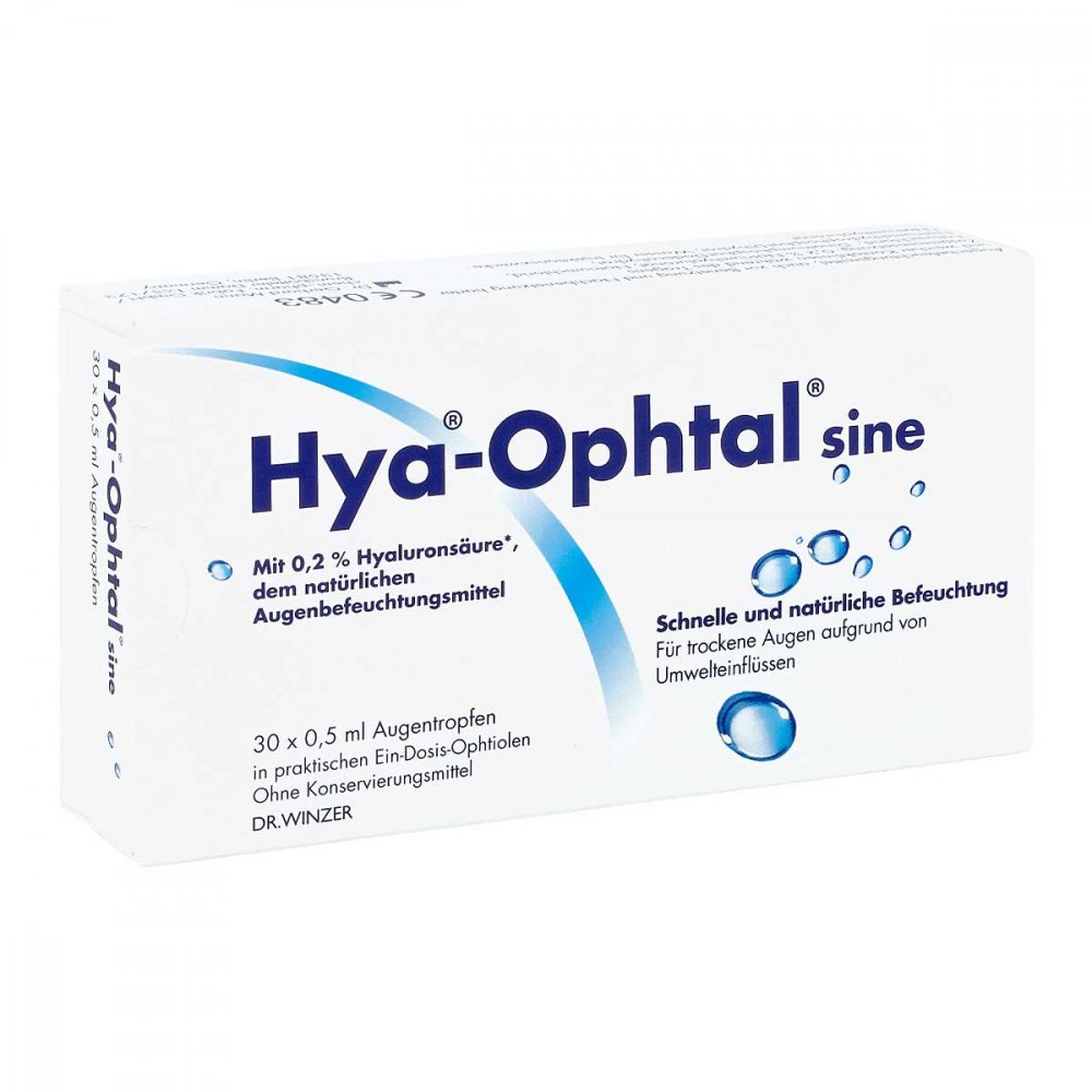 Dr. Robert Winzer Pharma GmbH Hya Ophtal Sine 16507362