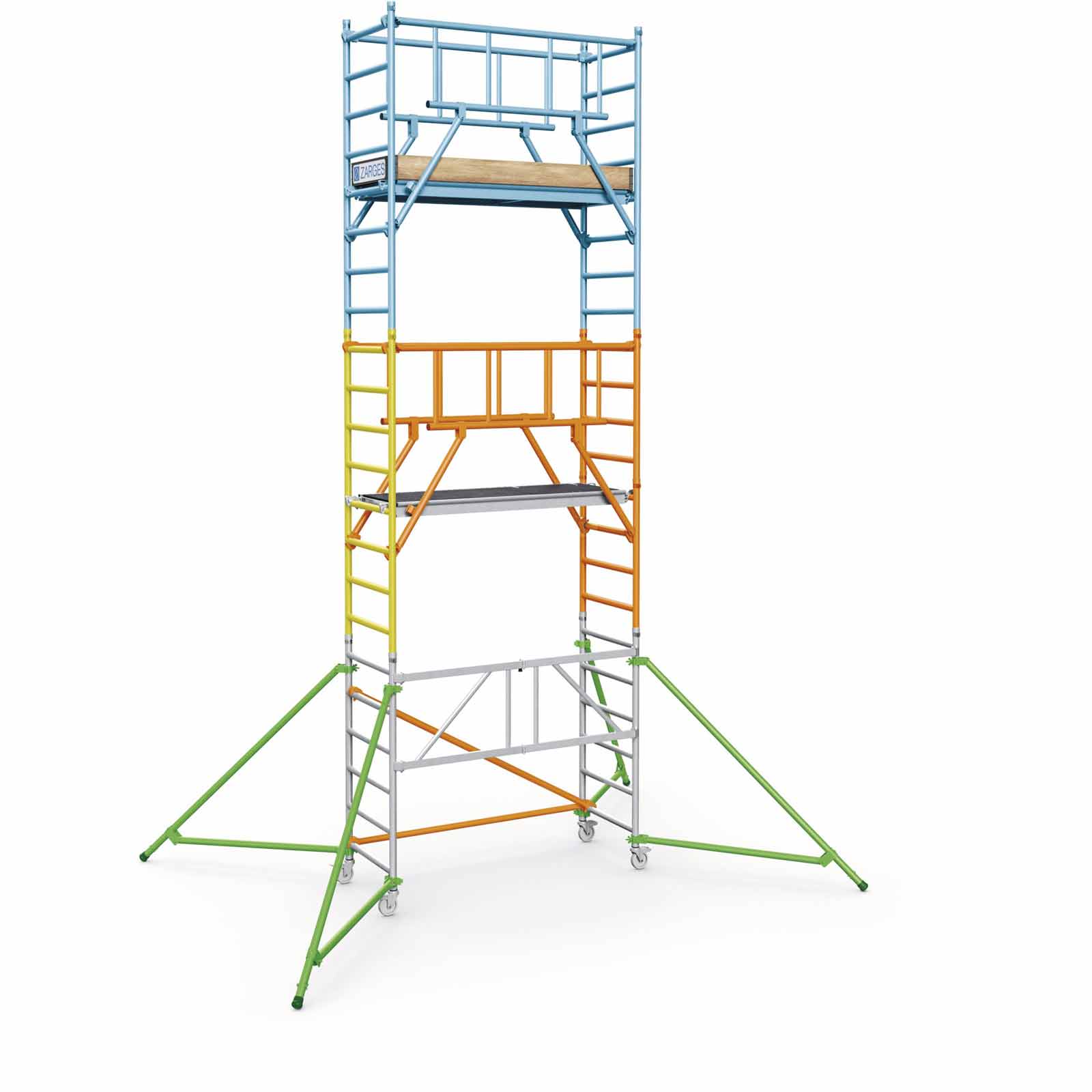 Zarges PaxTower 2m Aufstockpaket S-PLUS (blaues Paket) 53559