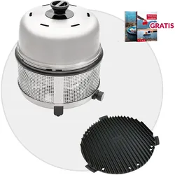 COBB 30mbar Premier+ Gas DELUXE Grill für Gas Außensteckdose inkl. Griddle+ (CO5...