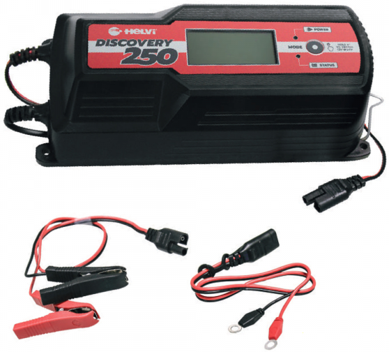 Helvi Discovery 250 - Chargeur de batterie et mainteneur de charge automatique - 12/24V