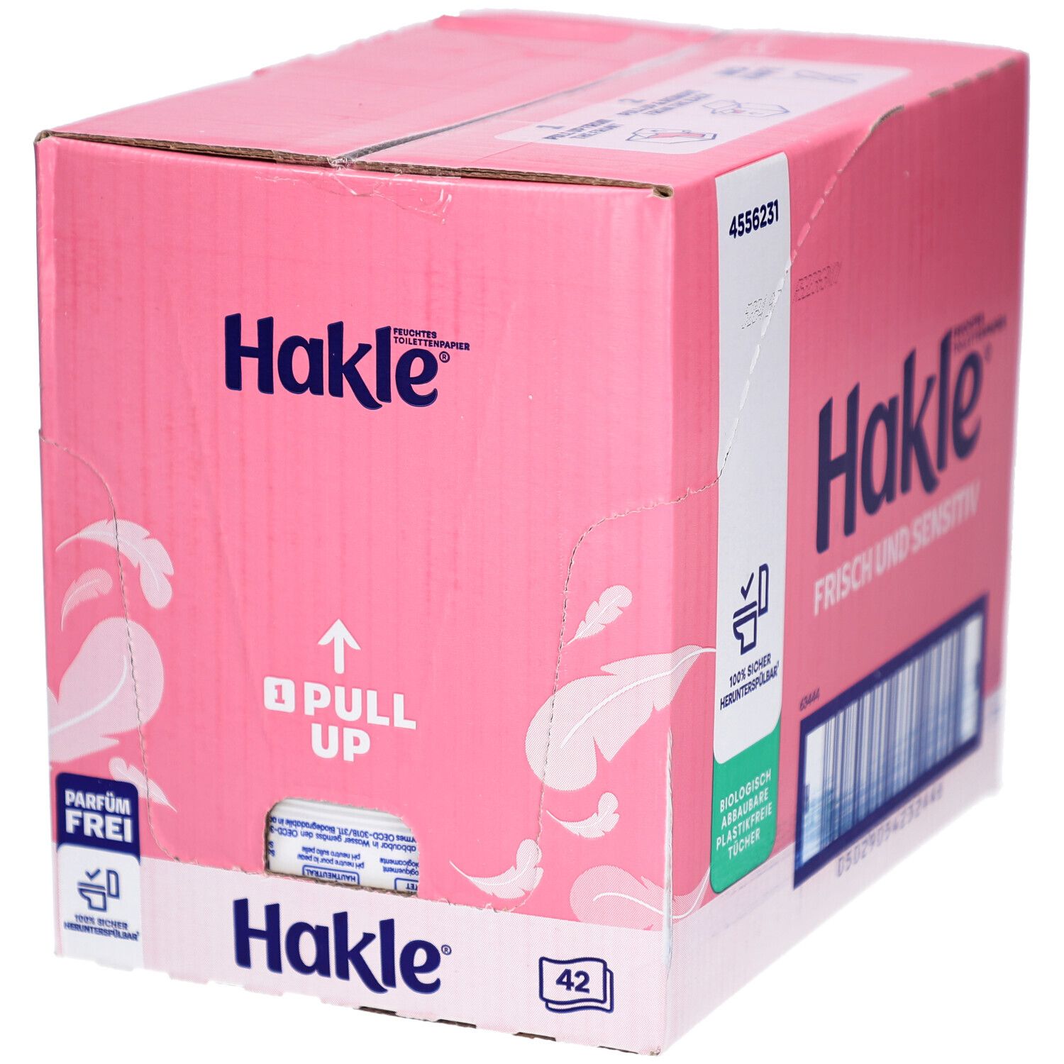 Hakle Feucht Sensitive Sauberkeit Ref 12 x 42 Stk St Roller