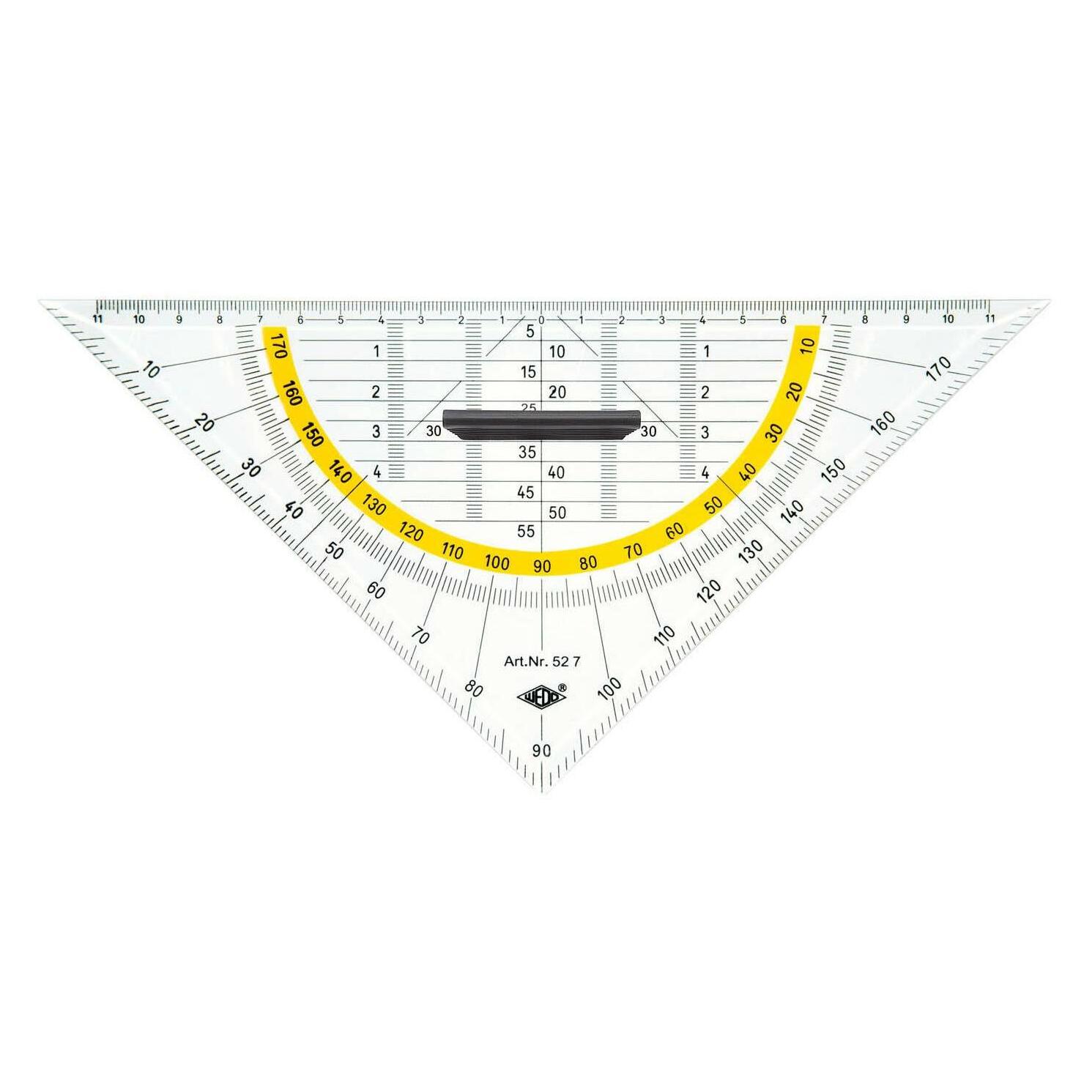 Wedo Geo-Dreieck (25 cm, Kunststoff) (52 7)