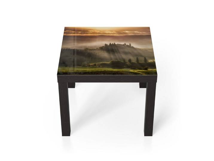 DEQORI Couchtisch 'Morgenlicht Zauber', Glas Beistelltisch Glastisch modern