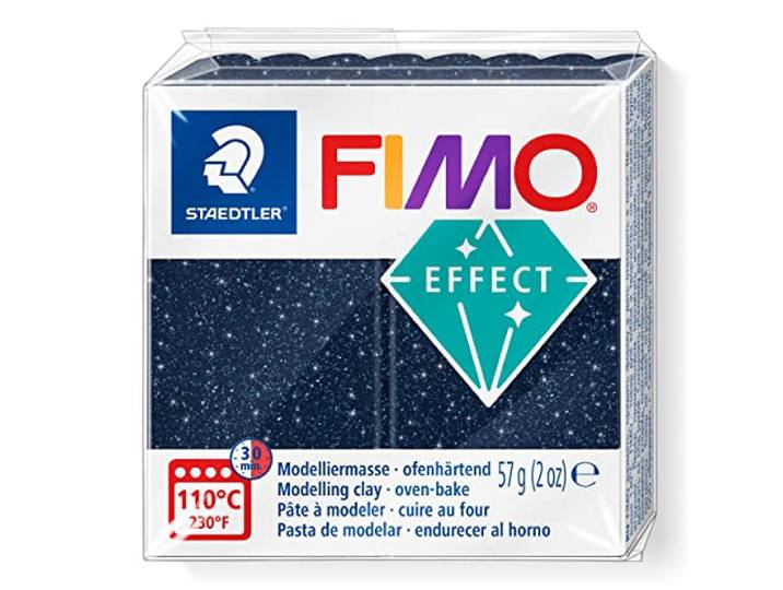 STAEDTLER 8010-352 FIMO Effect Ovenhardende polymeer modellering klei - Galaxy Blue (57g)
