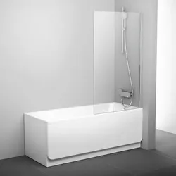 Ravak Badewannenaufsatz Pivot 140x80 cm Bright Alu 79840C00Z1