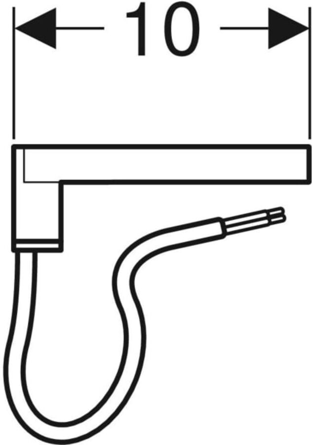Geberit Leuchte für Spiegelschrank, chrom (501280001)