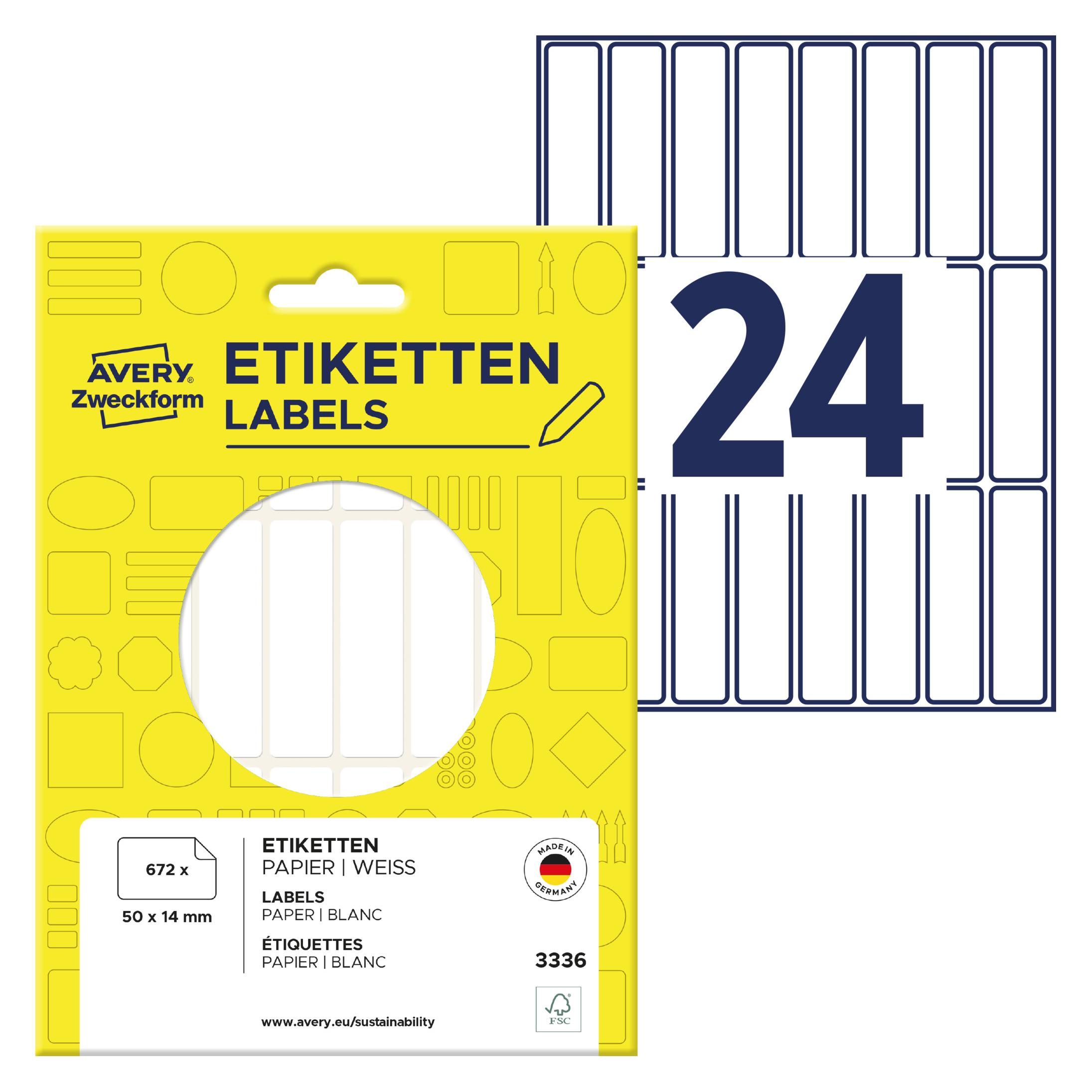 Avery Vielzweck-Etiketten (3336)