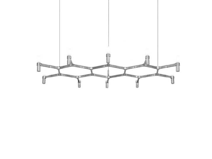 NEMO lampe à suspension CROWN PLANA (Brillant - Aluminium)
