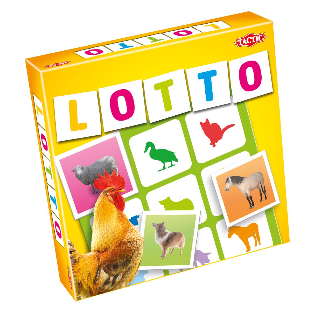 Tactic Bauernhof Lotto (Dänisch, Deutsch, Englisch, Estnisch, Finnisch, Französisch, Lettisch, Litauisch, Norwegisch, Polnisch, Schwedisch, Ukrainisch, 2 - 4 Spieler) (41449)