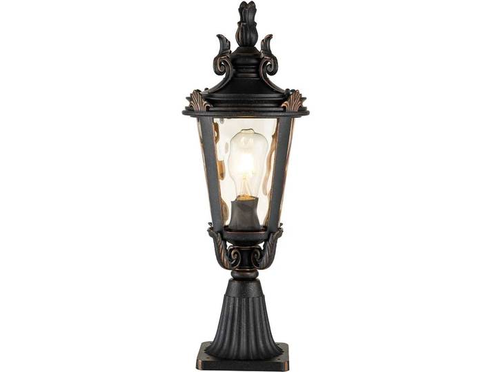 Elstead Baltimore Außen-Stehleuchte E27 56cm Verwitterte Bronze IP44