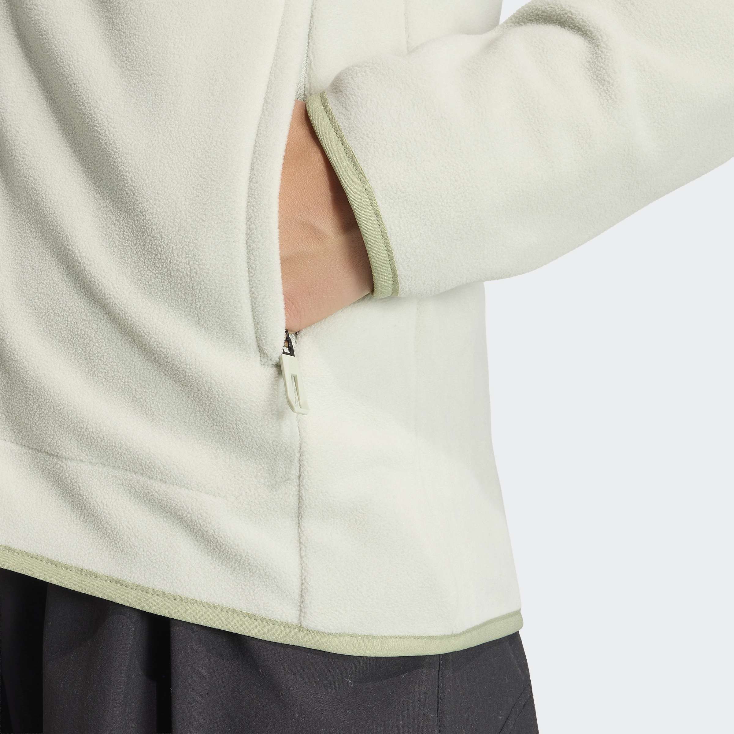 Fleecejacke ADIDAS TERREX "MULTI", Damen, Gr. XS, grün (halo grün), Obermaterial: 100% Polyester, normal, Jacken Fleecejacke halo grün XS