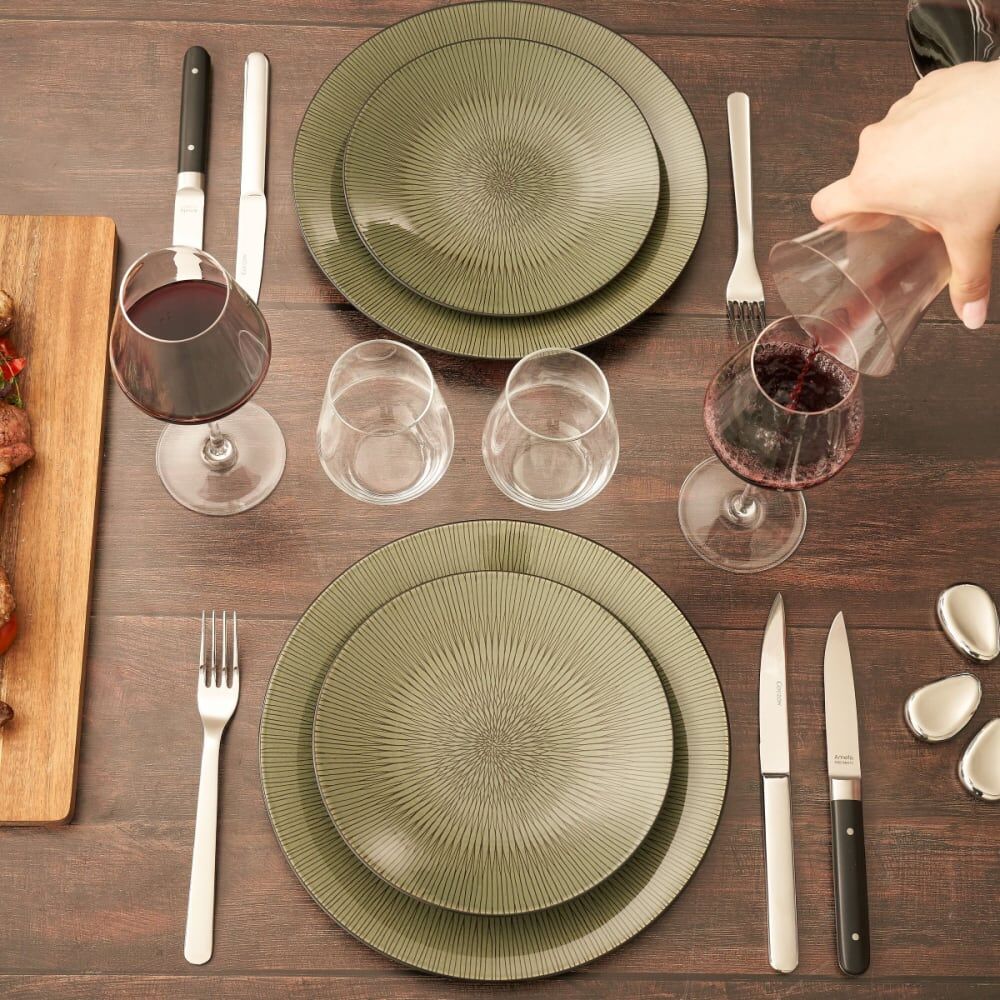 Amefa Coffret 4 couteaux steak Noir 4x28x17cm