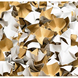 progress Verpackungschips Decofill, 120 Liter, Papierpolsterchips mit 180g/m², weiß
