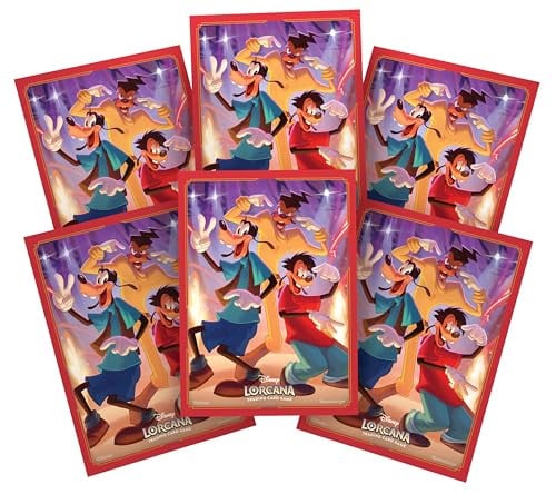 Ravensburger Disney Lorcana ruilkaartspel: Myths - Goofy, Max en Powerline kaarthouders