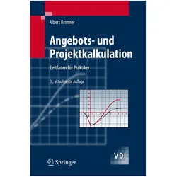 Angebots- und Projektkalkulation, Fachbücher von Albert Bronner