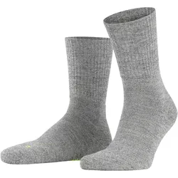 FALKE Unisex Sportsocken - Walkie Light, Trekking- und Wanderstrumpf, Unifarben grau / 37-38