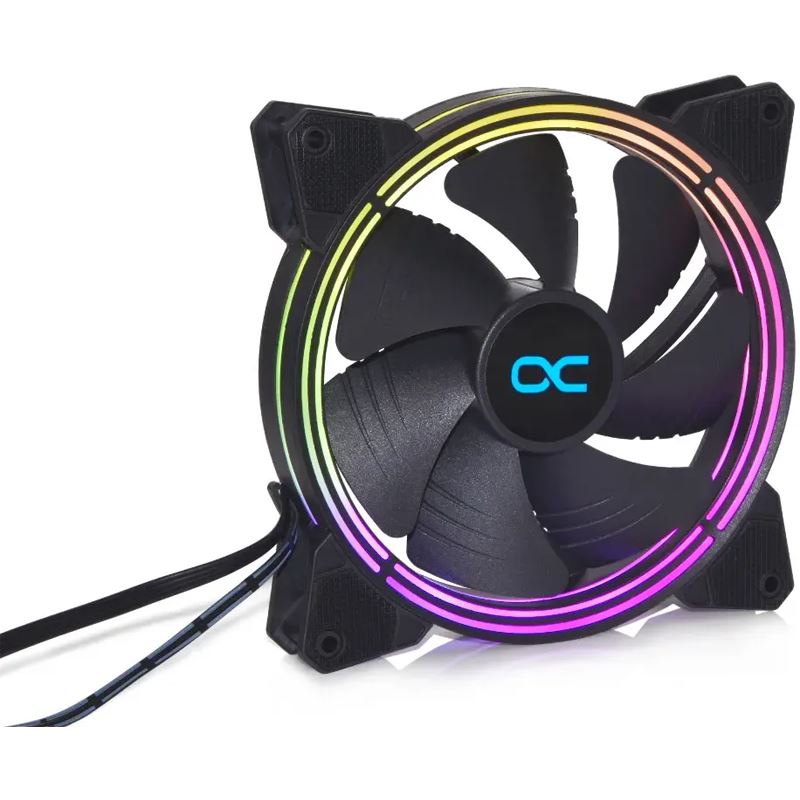 Alphacool Eiszyklon Aurora LUX PRO Digital RGB 140x140x25mm 600-1500 U/min 12-38dB(A) schwarz