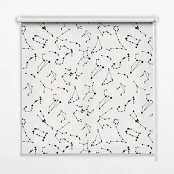 INNENROLLO - Fensterrollo - Rollo - 120x140 cm - Sternbilder
