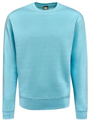 J America 8721JA Btb Fleece Crew T-Shirt in Sky size 2XL   Cotton/Polyester Blend