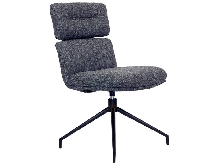 Dieter Knoll Stuhl PABLO, dunkelgrau, Stoff
