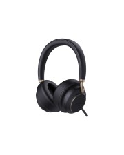 Yealink BH76 Plus Headset On-Ear / Fullsize Bluetooth kabellos aktive Rauschunterdrückung Adapter USB-A via USB-C Schwarz Zertifiziert für Microsoft Teams UC-zertifiziert (1208707)