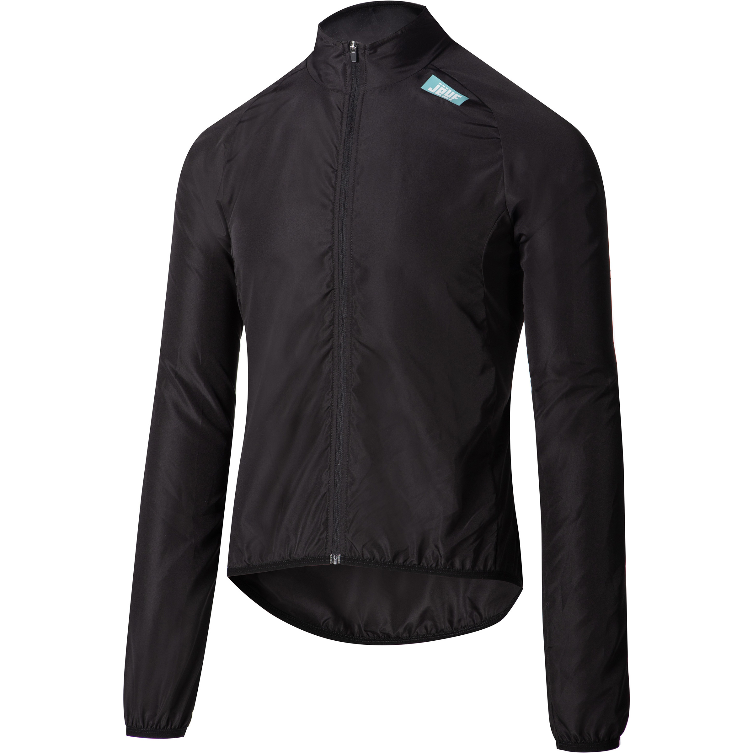 Bergzeit Basics Jeuf Essential Windproof Fahrradjacke schwarz Größe S Rennrad | Gravel Klein verpackbar