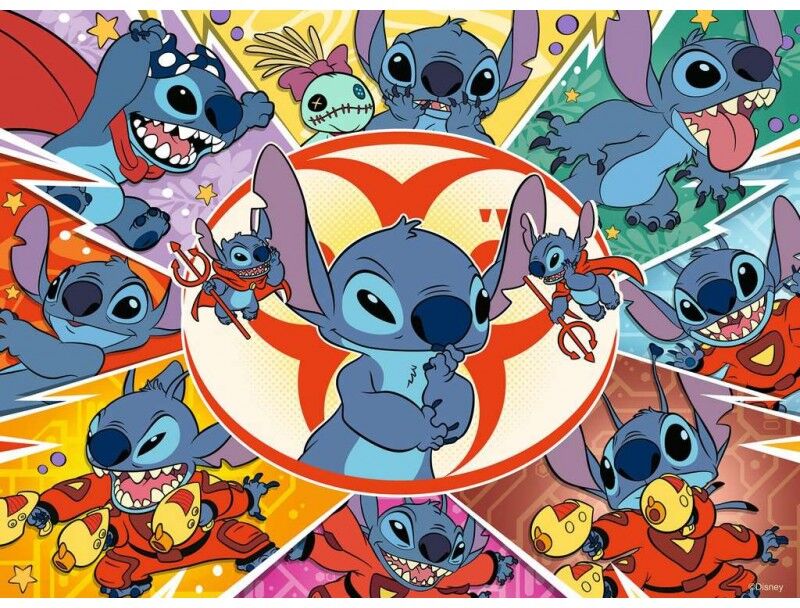 Puzzle 100 pcs XXL Disney Stitch - Ravensburger