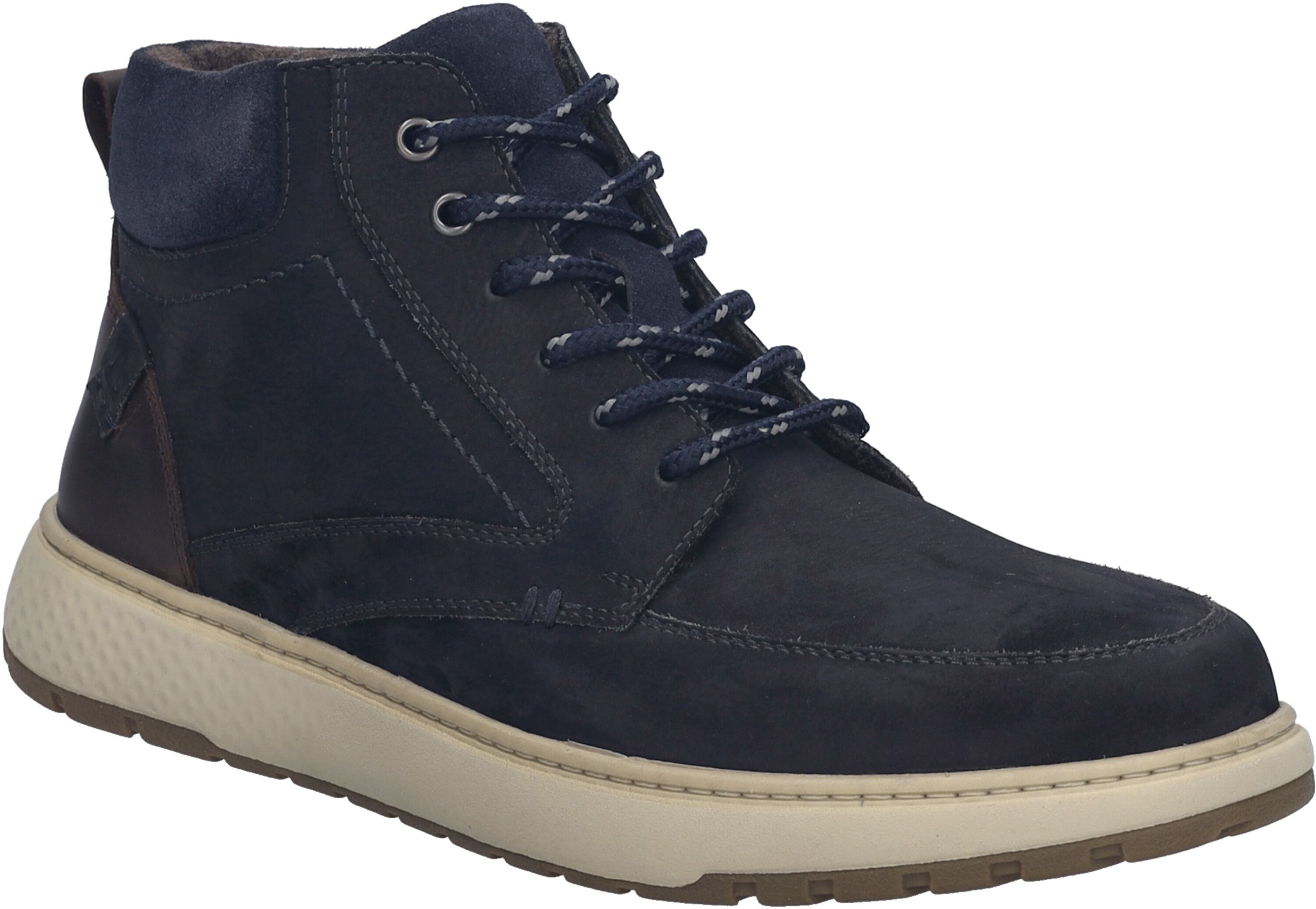 Stiefelette JOSEF SEIBEL "Clayton 03, dunkelblau-kombi", Herren, Gr. 42, blau (dunkelblau, kombi), Schuhe Stiefelette