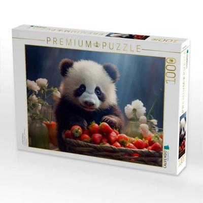 CALVENDO Puzzle Mops als Weihnachtsmann | 1000 Teile Lege-Größe 64x48cm Foto-Puzzle für glückliche Stunden