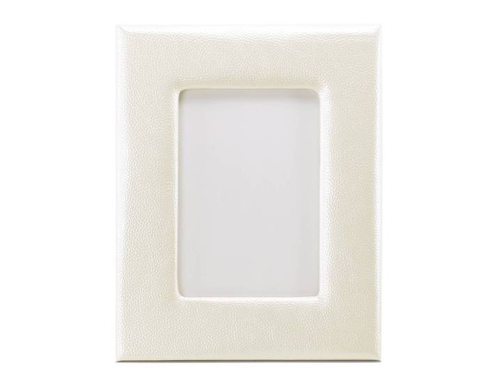 Bilderrahmen Bina MDF-Platte,PVC,Kunstleder,Vlies Beige/Creme 21 x 26cm