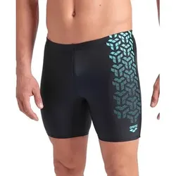ARENA Herren Tight KIKKO V SWIM MID JAMMER GRAPHIC, Größe 8 in Schwarz Schwarz
