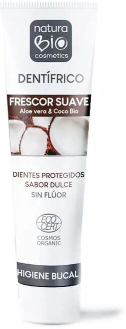 Naturabio Cosmetics Dentífrico Frescura Suave Aloe Vera E Coco Bio 75 ml