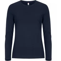 CLIQUE Premium Fashion Langarmshirt Damen 580 - dunkelblau XS
