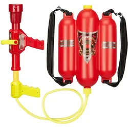 Relaxdays Feuerwehr Wasserspritze Kinder Gelb,Rot,Schwarz